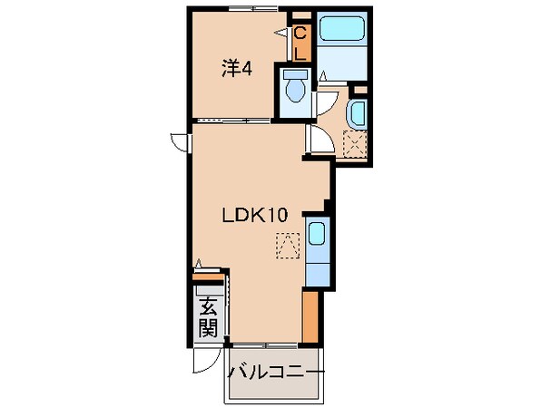 海南駅 徒歩11分 1階の物件間取画像